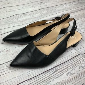 franco sarto vickie slingback kitten heel pump